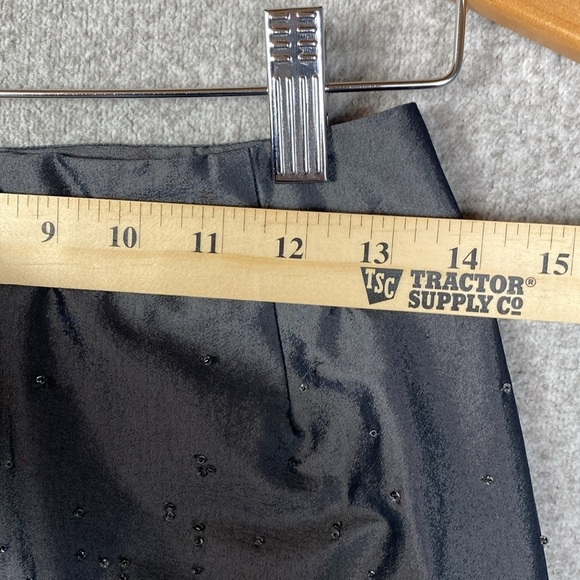 Vtg Gap beaded sparkle pencil skirt size 1 bling preppy glam 1999 Friends - Picture 4 of 10